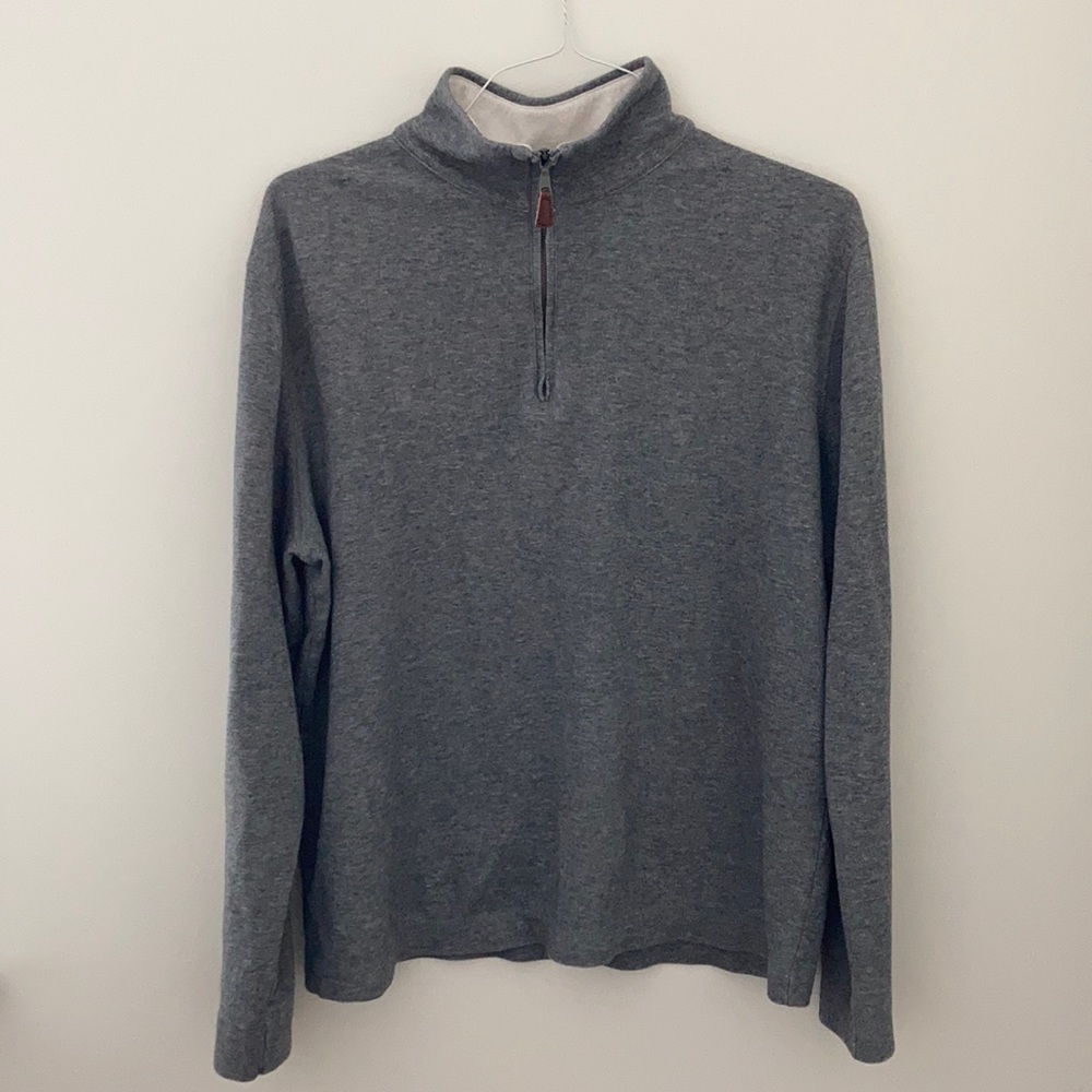 Banana Republic Mens 1/4 zip pullover L